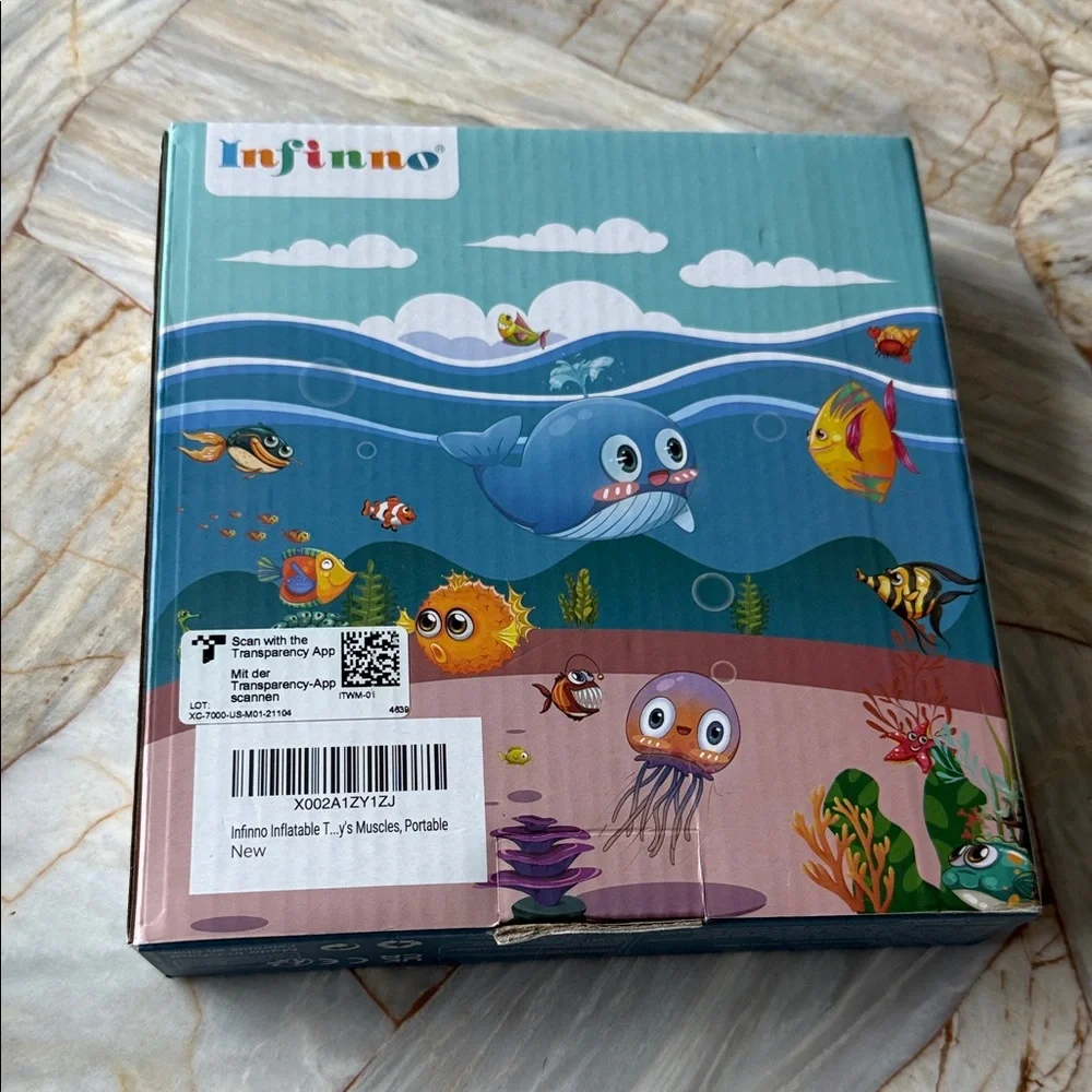 Inflatable Fish‎ Tank Toy by - Blue